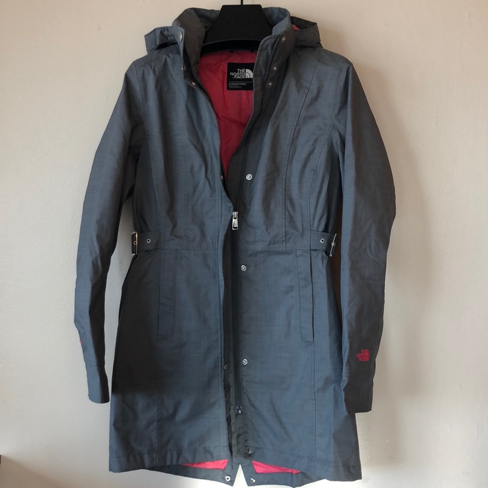 North face light rain coat